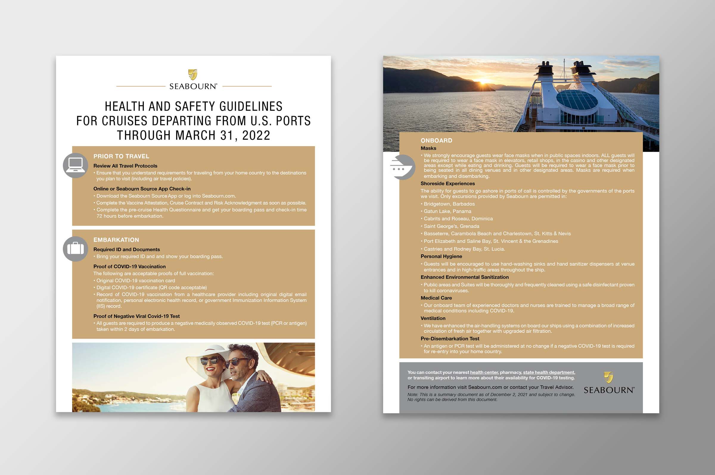 Pil Creative Group - Seabourn Cruise Line - Client Work