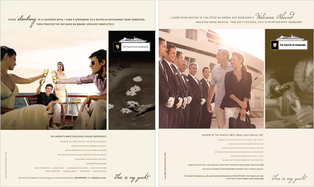 Pil Creative Group - Seabourn Cruise Line - Client Work